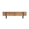  Hanah Home TV Stand Atlantic Pine Black Serenity - Atlantic Pine, Black