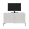 Hanah Home TV Stand Diamond White Tvc-722-Dd-1