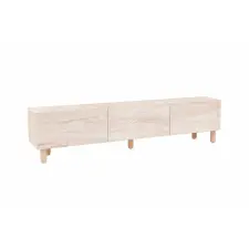  Hanah Home TV Stand Travertine Alvin - Travertine bútor