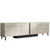  Hanah Home TV Stand Travertine Paris - Travertine