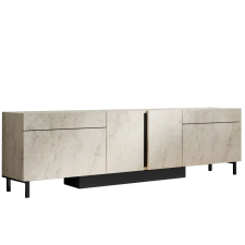  Hanah Home TV Stand Travertine Paris - Travertine bútor