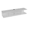  Hanah Home TV Stand White Pivot - White