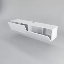  Hanah Home TV Stand White Poling - White bútor
