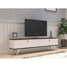  Hanah Home TV Stand White walnut Paris - White, Walnut bútor