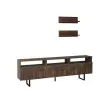  Hanah Home TV Unit Walnut Helen - Walnut