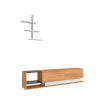  Hanah Home TV Unit White Teak Liza - Teak, White