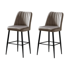 Hanah Home Vento Cappuccino bárszék szett, 2 db, kávé, 2 db bútor