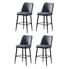 Hanah Home Vento Grey bárszék szett, 4 db, szürke, 4 db bútor