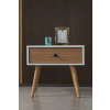  Hanah Home Vita 5103 Fehér dió éjjeliszekrény