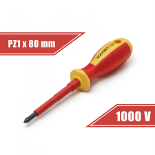 Handy Csavarhúzó - PZ1 x 80 mm 1000V-ig szigetelt csavarhúzó
