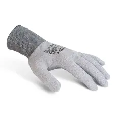Handy Csúszásmentes poliészter–spandex védőkesztyű - "XL" - rugalmas, vékony, légáteresztő - 1 pár (11136XL)