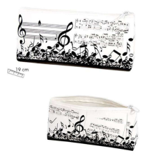  Hangjegyes zenei neszesszer - 16x5x9 cm - Javier smink kiegészítő