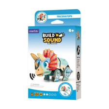 Hangot adó 3D állatos puzzle, Triceratops MierEdu puzzle, kirakós