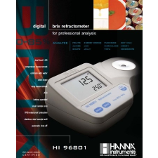 HANNA HI96801 DIGITÁLIS BRIX REFRAKTOMÉTER mérőműszer