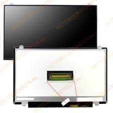 HannStar HSD140PNW1-A00 kompatibilis matt notebook LCD kijelző laptop alkatrész