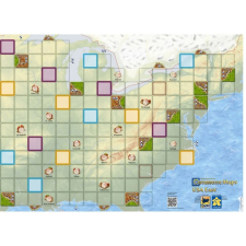 Hans im Glück Carcassonne -USA kelet térkép (19601-182) (HIG19601-182) - Társasjátékok társasjáték