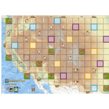 Hans im Glück Carcassonne -USA Nyugat térkép (19600-182) (HIG19600-182) - Társasjátékok társasjáték