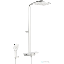 Hansa Emotion komplett termosztátos zuhanyrendszer,króm/fehér 5865017182 csaptelep