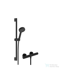 Hansgrohe ACTIVERA Select S termosztátos zuhany csaptelep zuhanyszettel, matt fekete 28876670 csaptelep