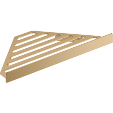 Hansgrohe AddStoris Sarokpolc szálcsiszolt bronz 41741140 fürdőszoba kiegészítő