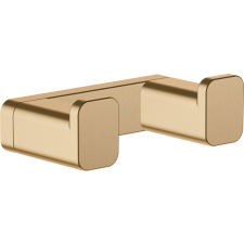 Hansgrohe AddStoris Törölköző horog két kampóval szálcsiszolt bronz 41755140 fürdőszoba kiegészítő