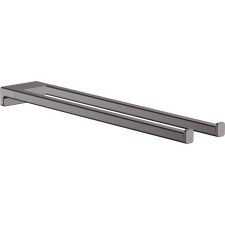 Hansgrohe AddStoris Törölköző tartó szálcsiszolt fekete/króm 41770340 fürdőszoba kiegészítő