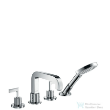 Hansgrohe AX CITTERIO 4-lyukú, fordítókaros, épített peremre szerelhető kádcsaptelep, króm 39454000 csaptelep
