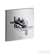 Hansgrohe AX Citterio Highlow falsík alatti termosztátos csaptelep keresztfogantyúval, króm 39716000 csaptelep