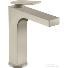 Hansgrohe AXOR CITTERIO 160 magasított mosdó csaptelep automata leeresztővel,szálcsiszolt nikkel 39023820 csaptelep