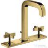 Hansgrohe AXOR CITTERIO 3 üléses mosdó csaptelep automata leeresztővel,polírozott arany hatású 39134990