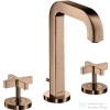 Hansgrohe AXOR CITTERIO 3 üléses mosdó csaptelep automata leeresztővel,polírozott vörös arany hatású 39133300