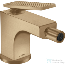 Hansgrohe AXOR Citterio bidé csaptelep automata leeresztővel,szálcsiszolt bronz 39201140 csaptelep