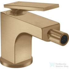 Hansgrohe AXOR CITTERIO bidé csaptelep automata leeresztővel,szálcsiszolt bronz 39214140 csaptelep