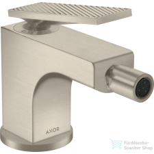 Hansgrohe AXOR Citterio bidé csaptelep automata leeresztővel,szálcsiszolt nikkel 39201820 csaptelep