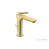 Hansgrohe AXOR CITTERIO C 125 hidegindításos mosdó csaptelep négyszög metszéses fogantyúval, automata leeresztővel, szálcsiszolt sárgaréz 49031950