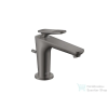 Hansgrohe AXOR CITTERIO C 90 hidegindításos mosdó csaptelep négyszög metszéses fogantyúval, automata leeresztővel, polírozott fekete króm 49011330