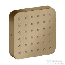 Hansgrohe AXOR CITTERIO E 12x12 cm-es oldalfúvóka/testzuhany,szálcsiszolt bronz 36822140 csaptelep