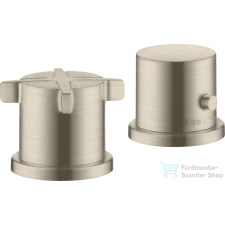 Hansgrohe AXOR CITTERIO E termosztátos kád csaptelep kifolyó nélkül,szálcsiszolt nikkel 36412820 csaptelep