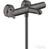 Hansgrohe AXOR Citterio E termosztátos kádtöltő csaptelep zuhanyszett nélkül,szálcsiszolt fekete króm 36140340