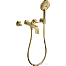 Hansgrohe AXOR CITTERIO falsík alatti kádtöltő csaptelep zuhanyszettel,polírozott arany hatású 39448990 csaptelep