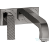 Hansgrohe AXOR CITTERIO falsík alatti mosdó csaptelep 22 cm-es kifolyóval,nem zárható leeresztővel,rombuszmetszéses fogantyúval,polírozott fekete króm 39171330