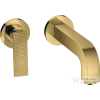 Hansgrohe AXOR CITTERIO falsík alatti mosdó csaptelep 22 cm-es kifolyóval,rombuszmetszéses fogantyúval,nem zárható leeresztővel,polírozott arany hatású 39181990