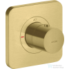 Hansgrohe AXOR CITTERIO falsík alatti termosztátos modul 12 x12,szálcsiszolt sárgaréz hatású 36702950