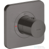 Hansgrohe AXOR CITTERIO falsík alatti termosztátos modul 12 x 12,szálcsiszolt fekete króm 36702340