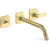 Hansgrohe AXOR Citterio M falsík alatti mosdó csaptelep 22,6 cm-es kifolyóval,szálcsiszolt sárgaréz hatású 34315950