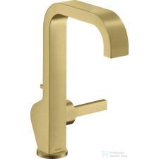Hansgrohe AXOR CITTERIO magasított mosdó csaptelep automata leeresztővel,szálcsiszolt sárgaréz hatású 39034950 csaptelep
