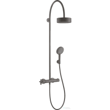 Hansgrohe AXOR CITTERIO Showerpipe termosztátos zuhanyrendszer,szálcsiszolt fekete króm 39670340 csaptelep