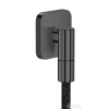 Hansgrohe AXOR FINE softsquare gégecső csatlakozó, szálcsiszolt fekete króm 36739340