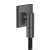 Hansgrohe AXOR FINE square gégecső csatlakozó, polírozott fekete króm 36738330