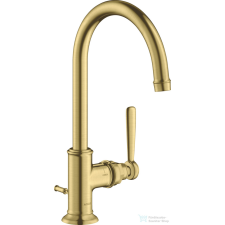 Hansgrohe AXOR MONTREUX 210 mosdó csaptelep automata leeresztővel,szálcsiszolt sárgaréz hatású 16517950 csaptelep